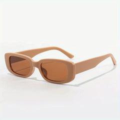 Y2K Rectangle Sunglasses Candy Summer Beach UV400 Sun Shades