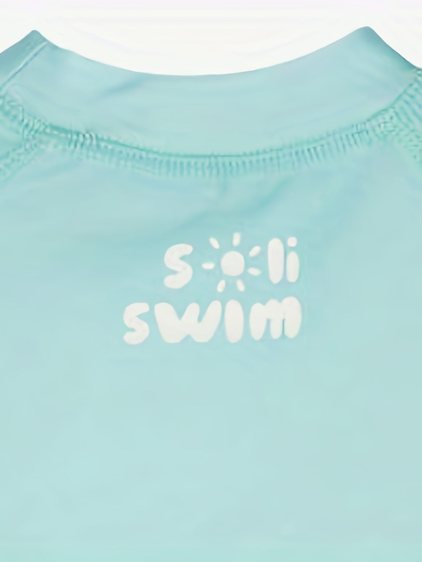 Boy's Short Sleeve Swimsuit Cartoon Shark Print Bathing Suit