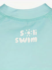 Boy's Short Sleeve Swimsuit Cartoon Shark Print Bathing Suit