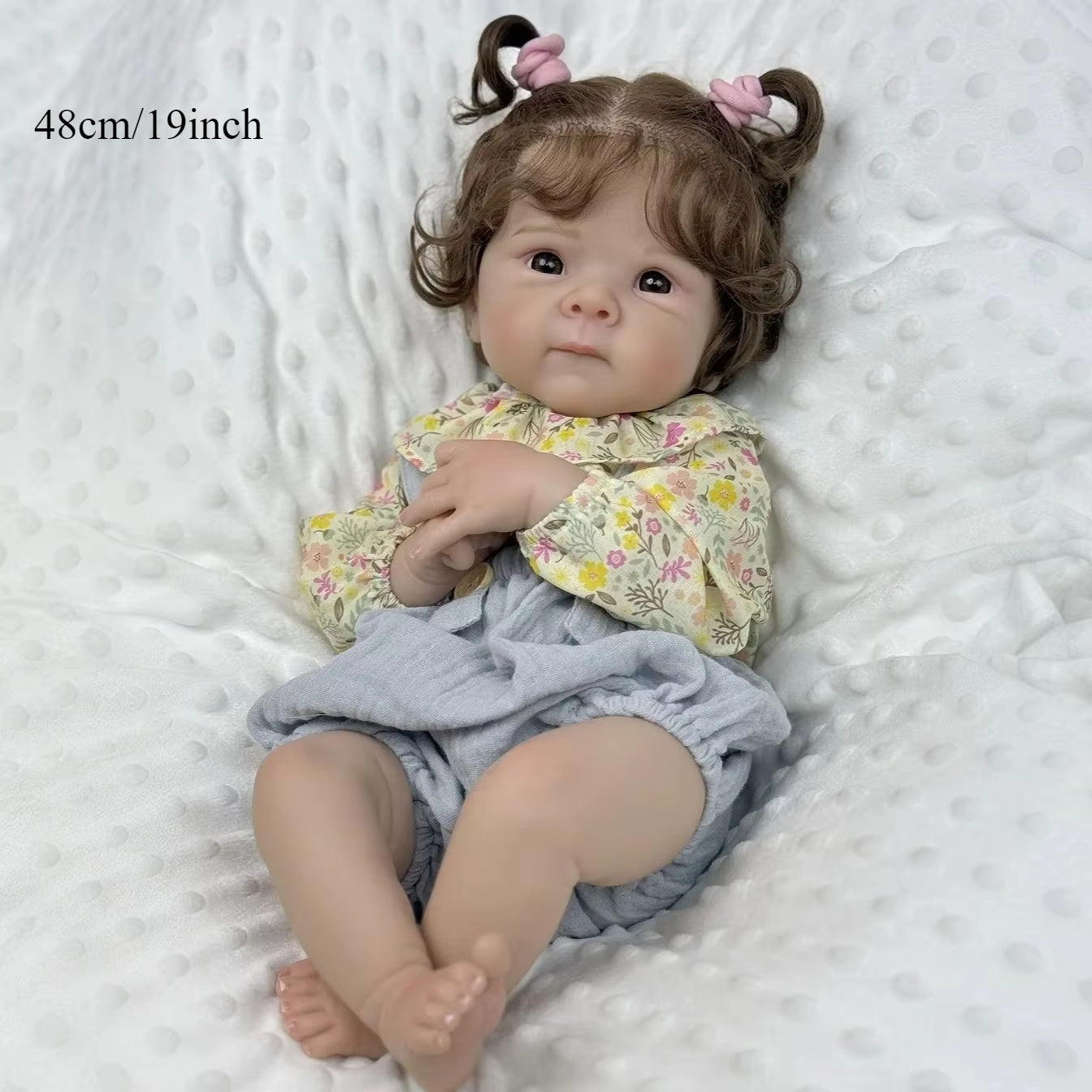 Reborn Baby Doll Toy for Girl Birthday Gift Vinly Limbs Collectable Doll