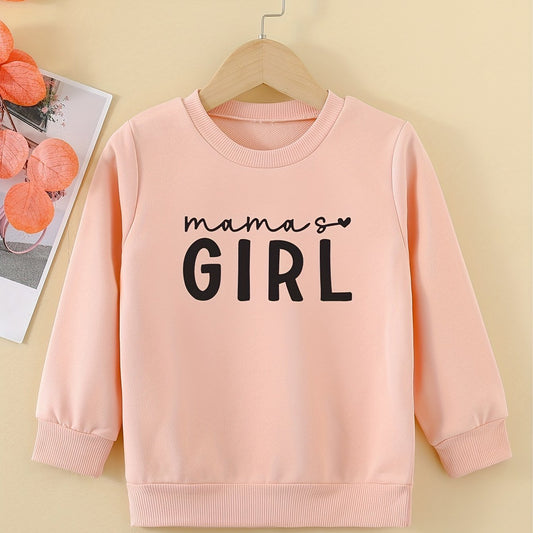 Girls' ''Mama's Girl'' Graphic Sweatshirt