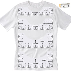 4pcs T Shirt Ruler Guide Vinyl Sublimation Heat
