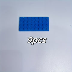 9pcs 4x8 Classic Base Plates Building Blocks Creative Basic Accessories Plate