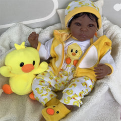 Adorable 55-88cm Lifelike Reborn Doll with Cloth Body & Hand Rooted Hair