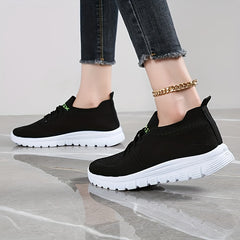 Mesh Breathable Running Shoes Lightweight Non slip Low Top Sneakers