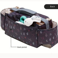 Waterproof Baby Stroller Bag for Bottles, Cups, Diapers & More