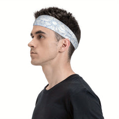 Breathable Floral Headband for Sport & Casual Wear