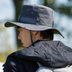 Men's UV Protection Bucket Hat for Outdoor Activities