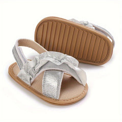 Breathable Open Toe Sandals for Baby Girls Lightweight Anti Slip Sandals