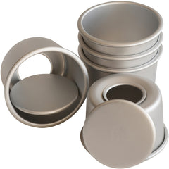 Non Stick 2 Inch Round Mini Cake Pan with Removable Bottom