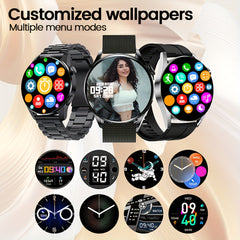 Women's Sports Smart Watch with Dial Calls Pedometer Alarm Stopwatch