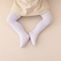 Girls Geometric Wave Pattern Pantyhose Leggings