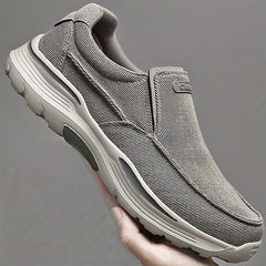 Men's Linen Slip On Walking Shoes Breathable Lightweight Loafers