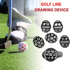 7pcs Golf Ball Liner Drawing Alignment Marker Golf Training Aids