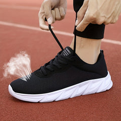 Men's Lace up Sneakers Athletic Shoes Running Shoes