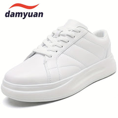 Men's Platform Sneakers Lace-Up Comfortable Shoes