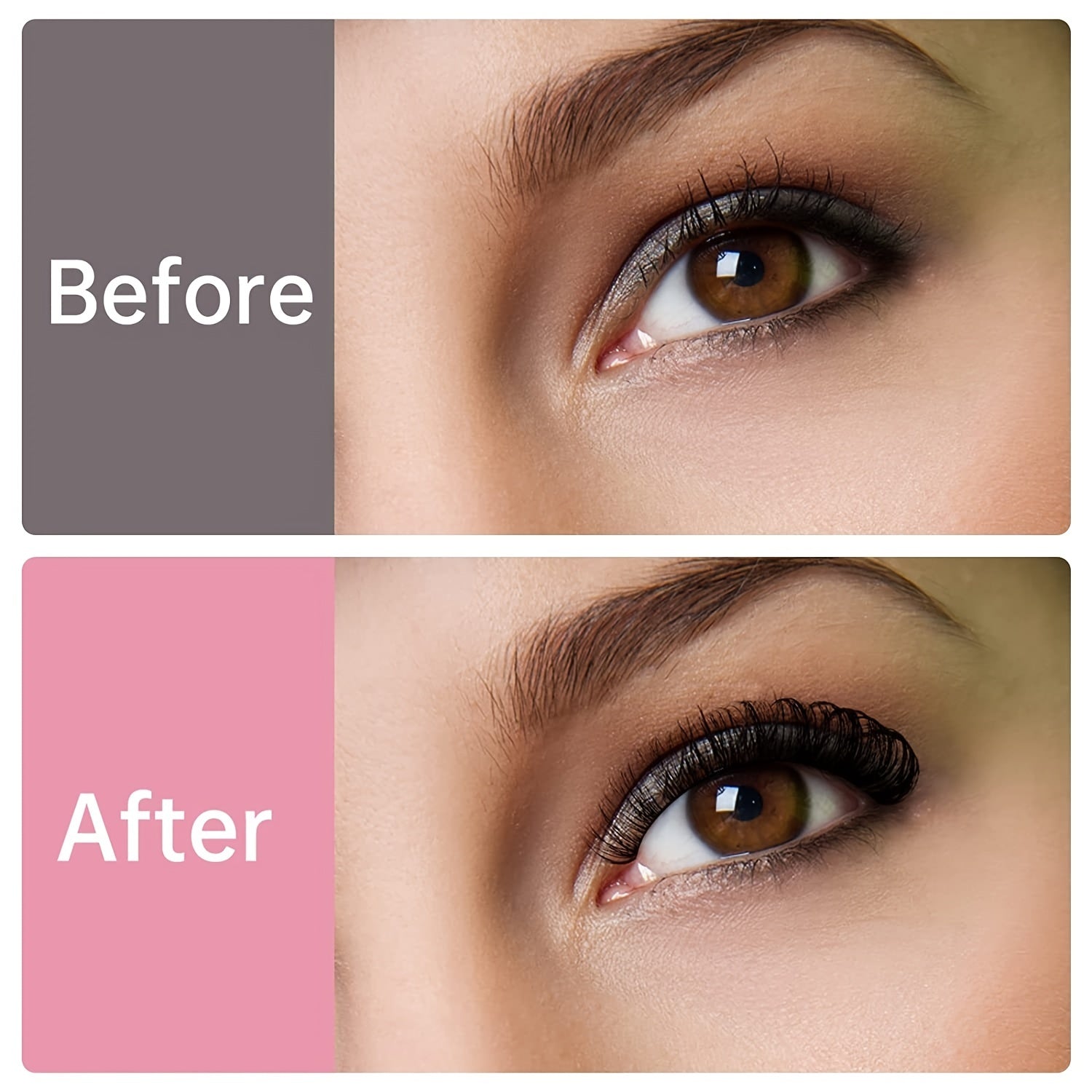 Faux Mink Hair False Eyelashes Little Devil 16mm Natural Look 10 Pairs