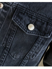 Men's Denim Jacket Casual Street Style Coat for Spring Fall