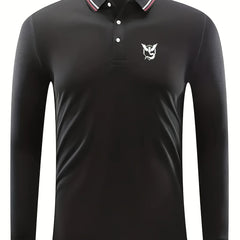 Men's Animal Print Long Sleeve Sports Shirt