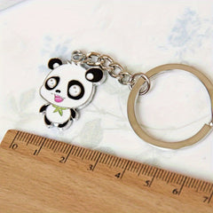 1pc Panda Keychain Pendant for Car Keys Backpacks Wallets