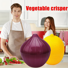 Onion Saver Food Storage Container Vegetable Crisper Kitchen Gadget