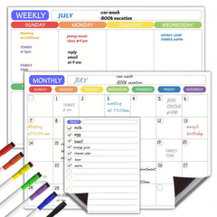 Erasable Magnetic Whiteboard Monthly Planner Weekly Calendar Fridge Sticker