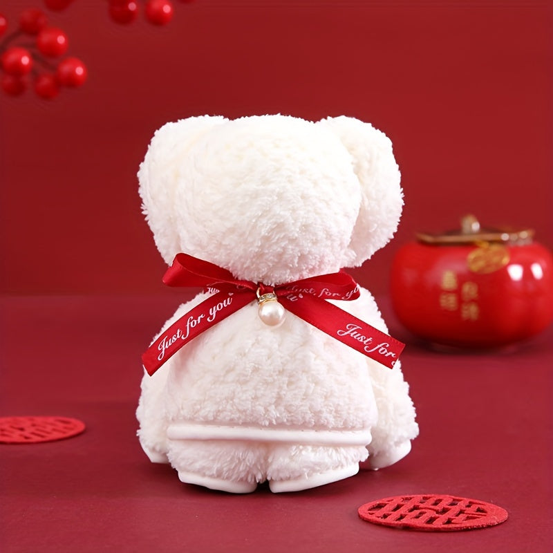 Bear Towel Hand Holding Towel Small Gift For Family Christmas Gift