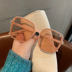 Oversized Square Sunglasses Gradient Glasses Driving Party UV400