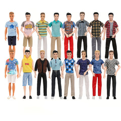 8-Piece Doll Clothing Set for 30Cm Male Dolls