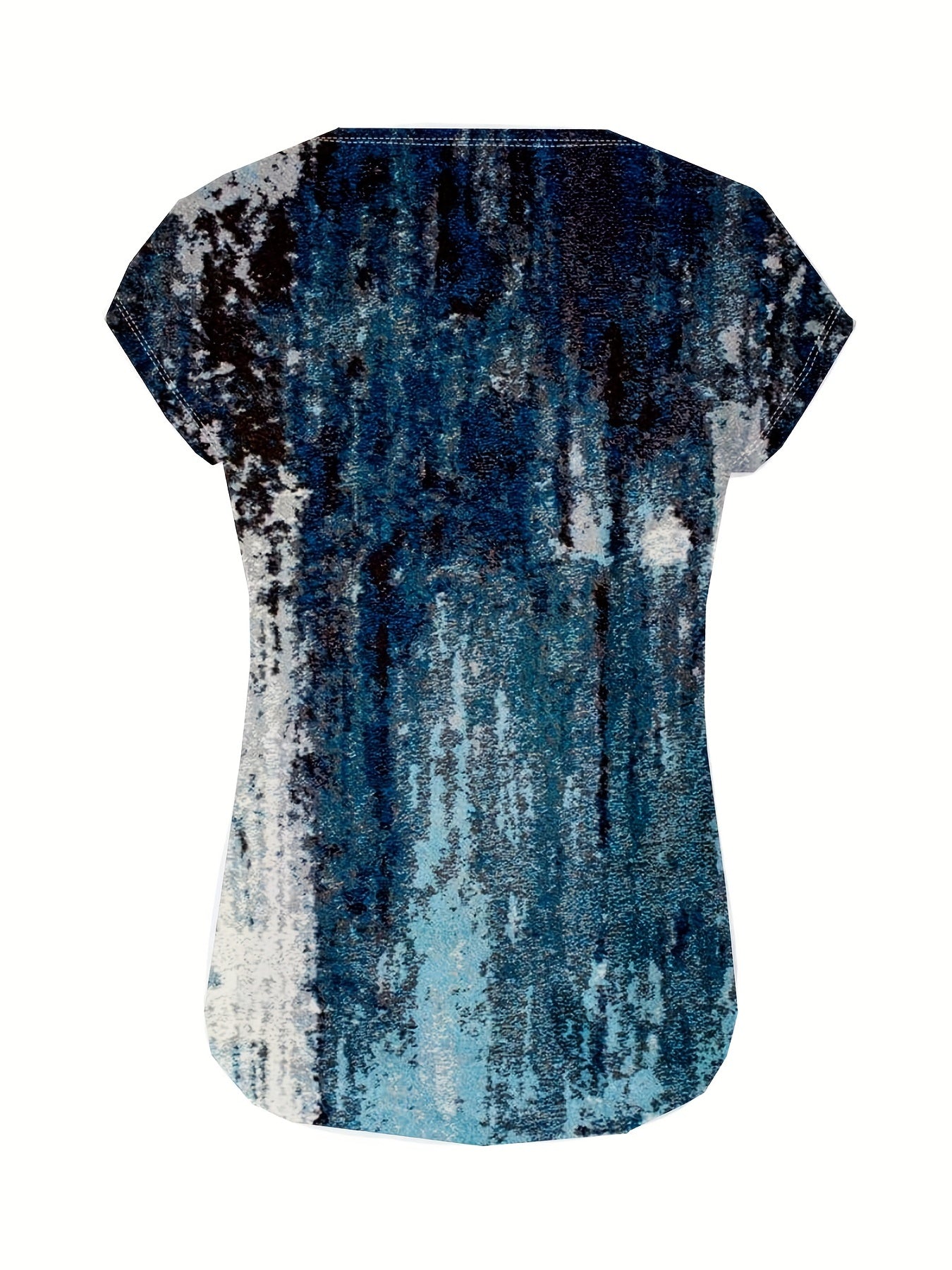 Block Print V-neck Tank Top for Women