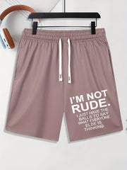 Men's Comfy Casual Drawstring Shorts
