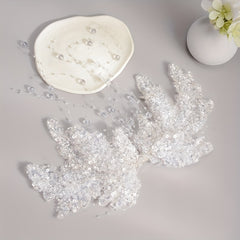 Zircon Back Head Insert Comb Bridal Head Jewelry