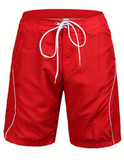 Men's Floral Swim Trunks Quick Dry Beach Shorts With Pockets