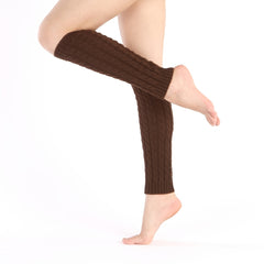 Women's Winter Leg Warmers Crochet Knitted Boot Cuffs
