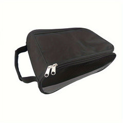 2pcs Outdoor Travel Shoe Storage Bag Oxford Cloth Breathable And Dustproof