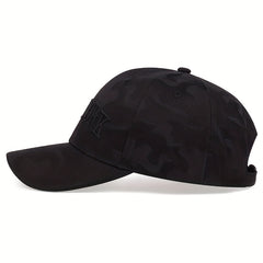 Men's Embroidered Letter Baseball Cap Sun Protection Mesh Cap