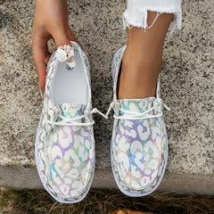 Women's Boat Shoes Comfort Lace Up Walking Slip On Sneakers