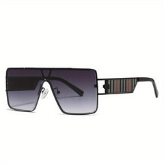 One Piece Metal Polarized Sunglasses Mixed Casual Party Sunglasses