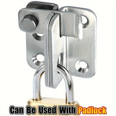 Sliding Door Lock Safety Barn Cabinet Pet Cage Garden Bathroom Garage Window