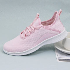 Women's Lightweight Lace Up Running Shoes Low Top Sneakers