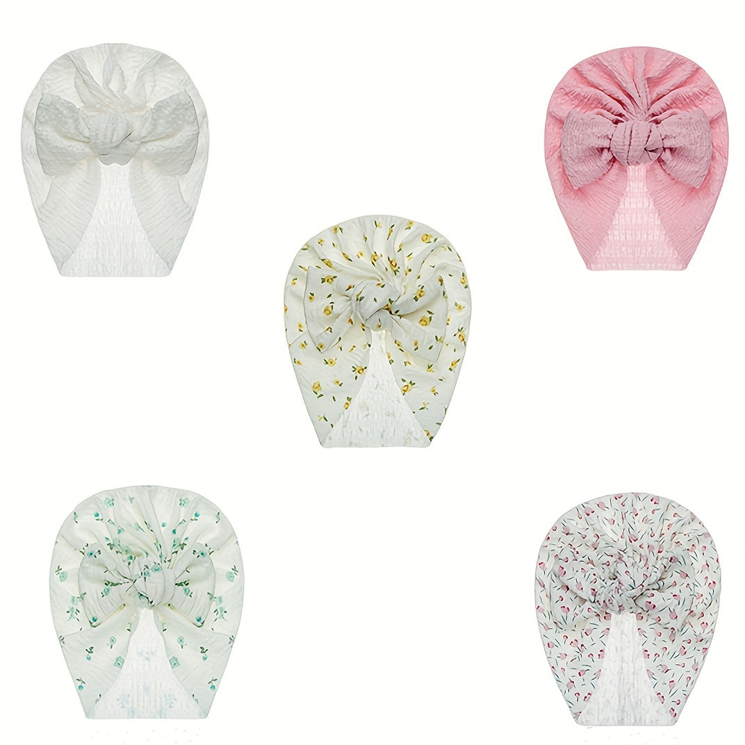 Baby Hat Soft Comfortable Cap For Toddler Kids Girls Flower Print