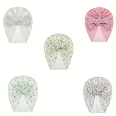 Baby Hat Soft Comfortable Cap For Toddler Kids Girls Flower Print