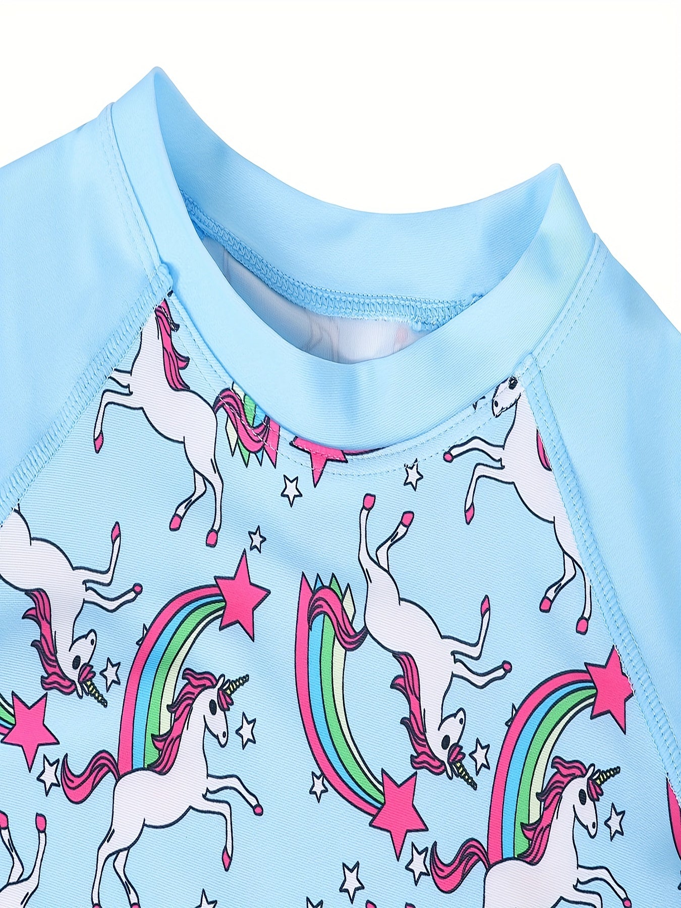 Toddler Girls Unicorn Swimsuit Tankini Set Beach Clothes Bathing Suit
