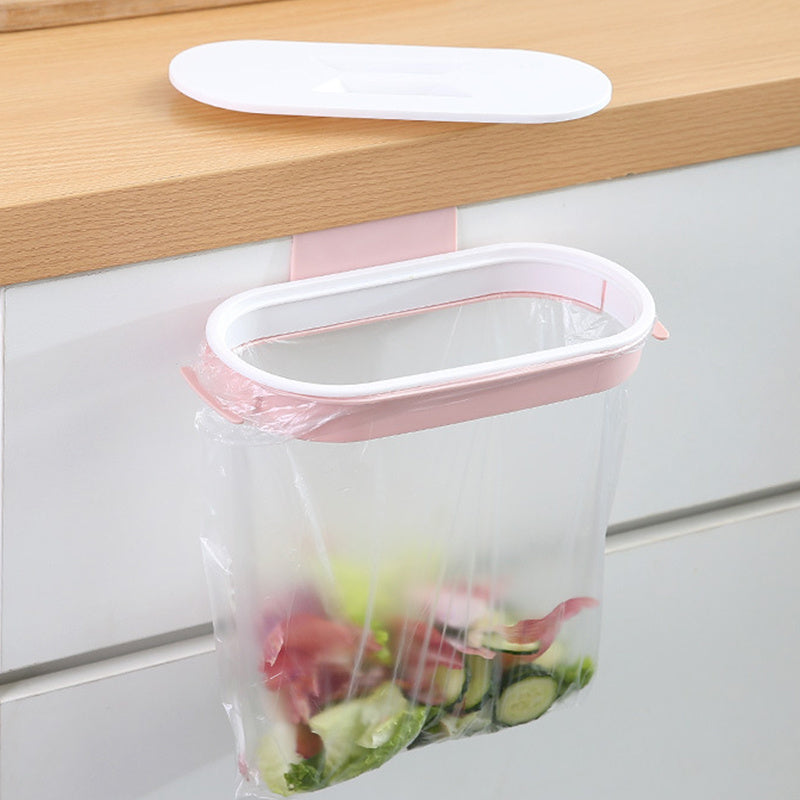 Hangable Trash Rack Kitchen Wall mounted Garbage Bag Hanging Rack