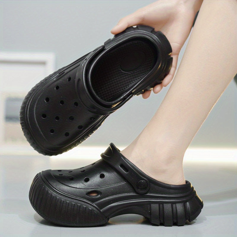 Women's Solid Clogs Casual Garden Shoes - Outdoor Beach Shoes