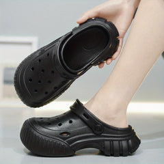 Women's Solid Clogs Casual Garden Shoes - Outdoor Beach Shoes
