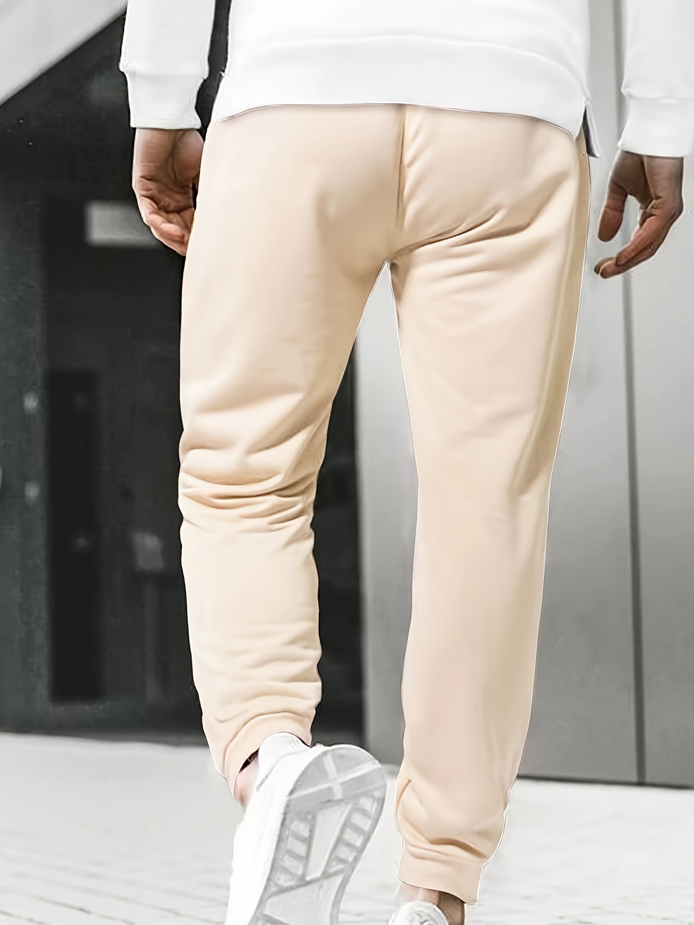 Men's Custom Print Drawstring Sweatpants with Pockets