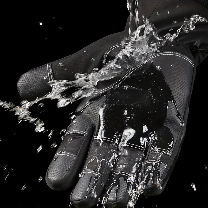 Winter Cycling Gloves Touch Screen Warm Gloves for Men Women