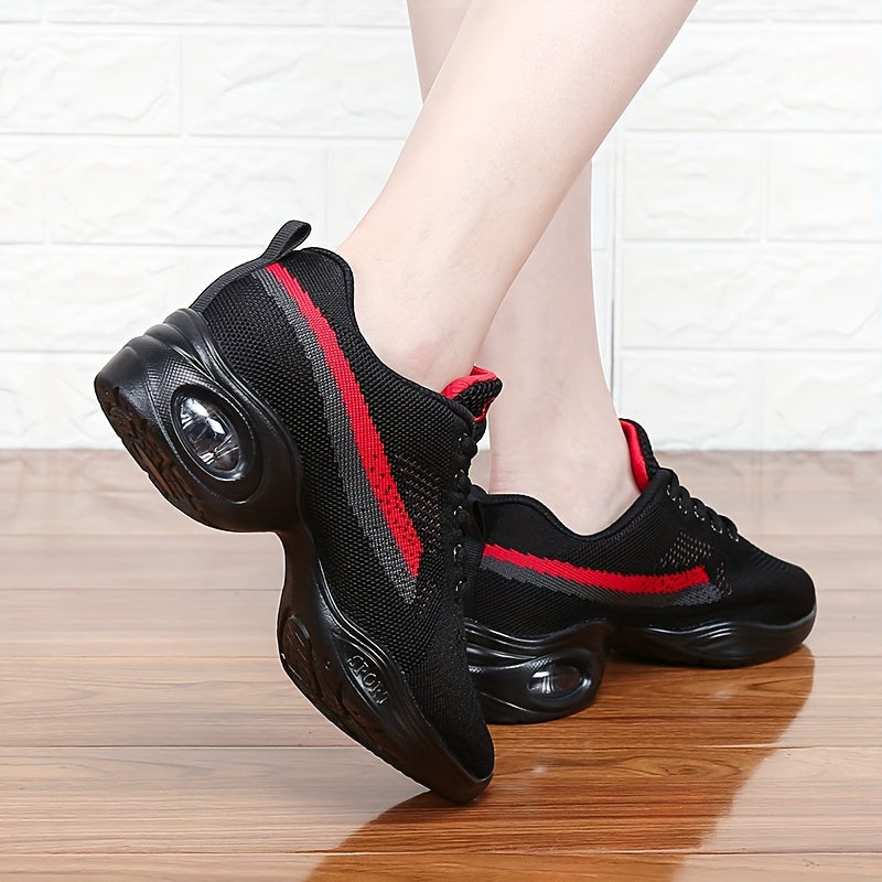 Soft Jazz Dance Shoes Women's Non-slip Comfortable Air Cushion Bottom