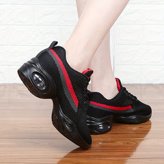 Soft Jazz Dance Shoes Women's Non-slip Comfortable Air Cushion Bottom